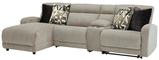Colleyville 4-Piece Power Reclining Sectional with Chaise at Towne & Country Furniture (AL) furniture, home furniture, home decor, sofa, bedding