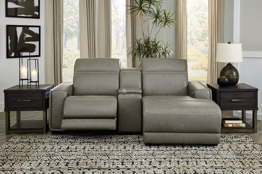 Correze 3-Piece Power Reclining Sectional with Chaise at Towne & Country Furniture (AL) furniture, home furniture, home decor, sofa, bedding