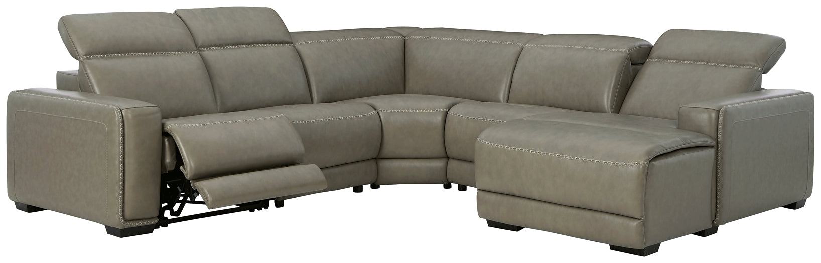 Correze 5-Piece Power Reclining Sectional with Chaise at Towne & Country Furniture (AL) furniture, home furniture, home decor, sofa, bedding