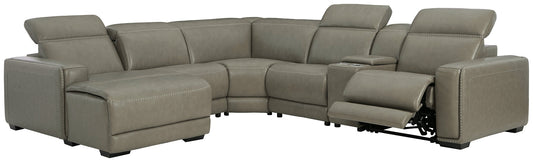 Correze 6-Piece Power Reclining Sectional with Chaise at Towne & Country Furniture (AL) furniture, home furniture, home decor, sofa, bedding