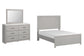 Cottonburg Full Panel Bed with Mirrored Dresser at Towne & Country Furniture (AL) furniture, home furniture, home decor, sofa, bedding
