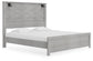Cottonburg King Panel Bed with Mirrored Dresser at Towne & Country Furniture (AL) furniture, home furniture, home decor, sofa, bedding