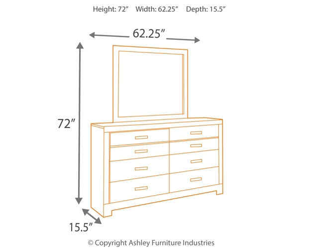 Culverbach Full Panel Bed with Mirrored Dresser at Towne & Country Furniture (AL) furniture, home furniture, home decor, sofa, bedding