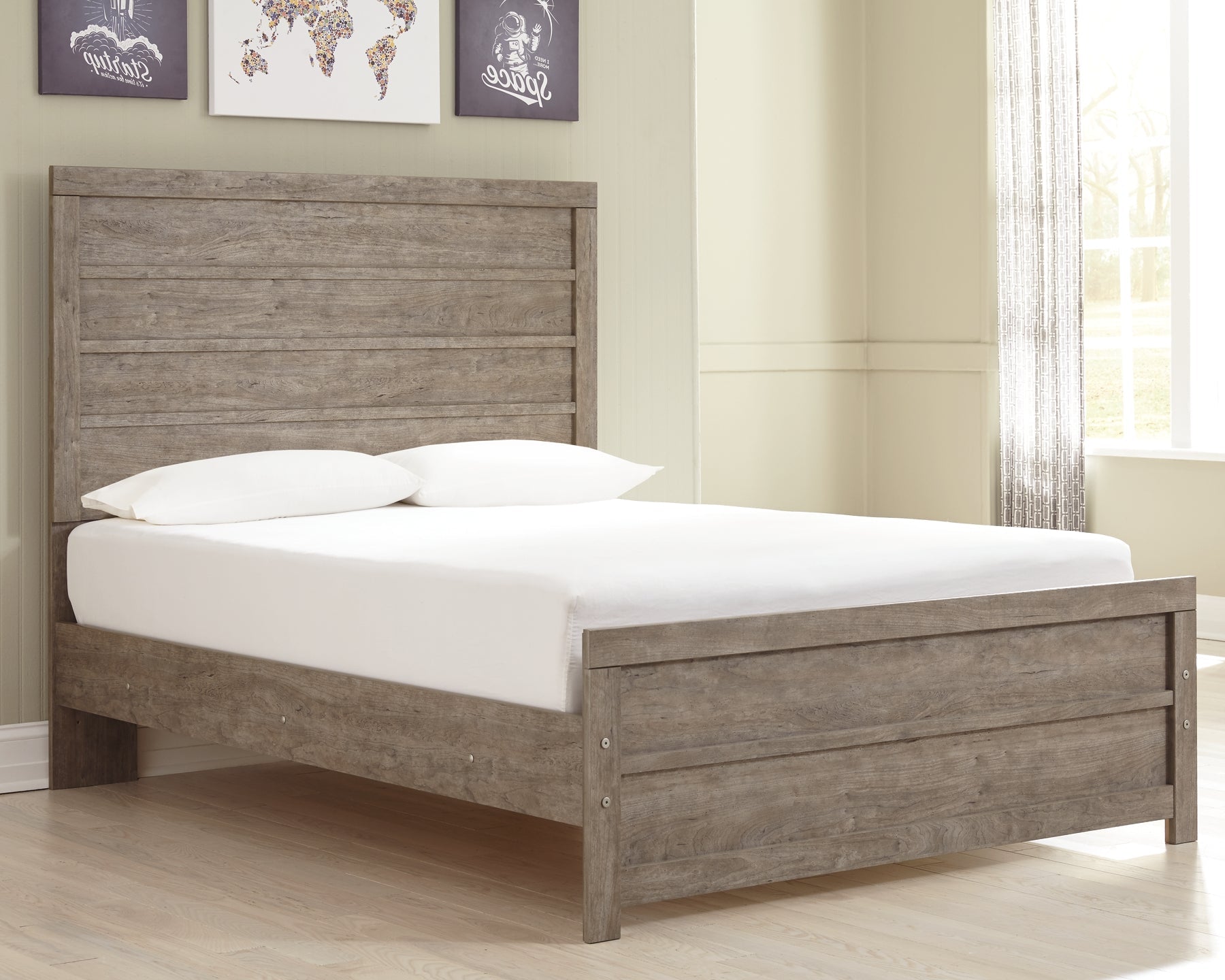 Culverbach Full Panel Bed with Mirrored Dresser at Towne & Country Furniture (AL) furniture, home furniture, home decor, sofa, bedding
