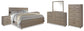 Culverbach King Panel Bed with Mirrored Dresser, Chest and 2 Nightstands at Towne & Country Furniture (AL) furniture, home furniture, home decor, sofa, bedding