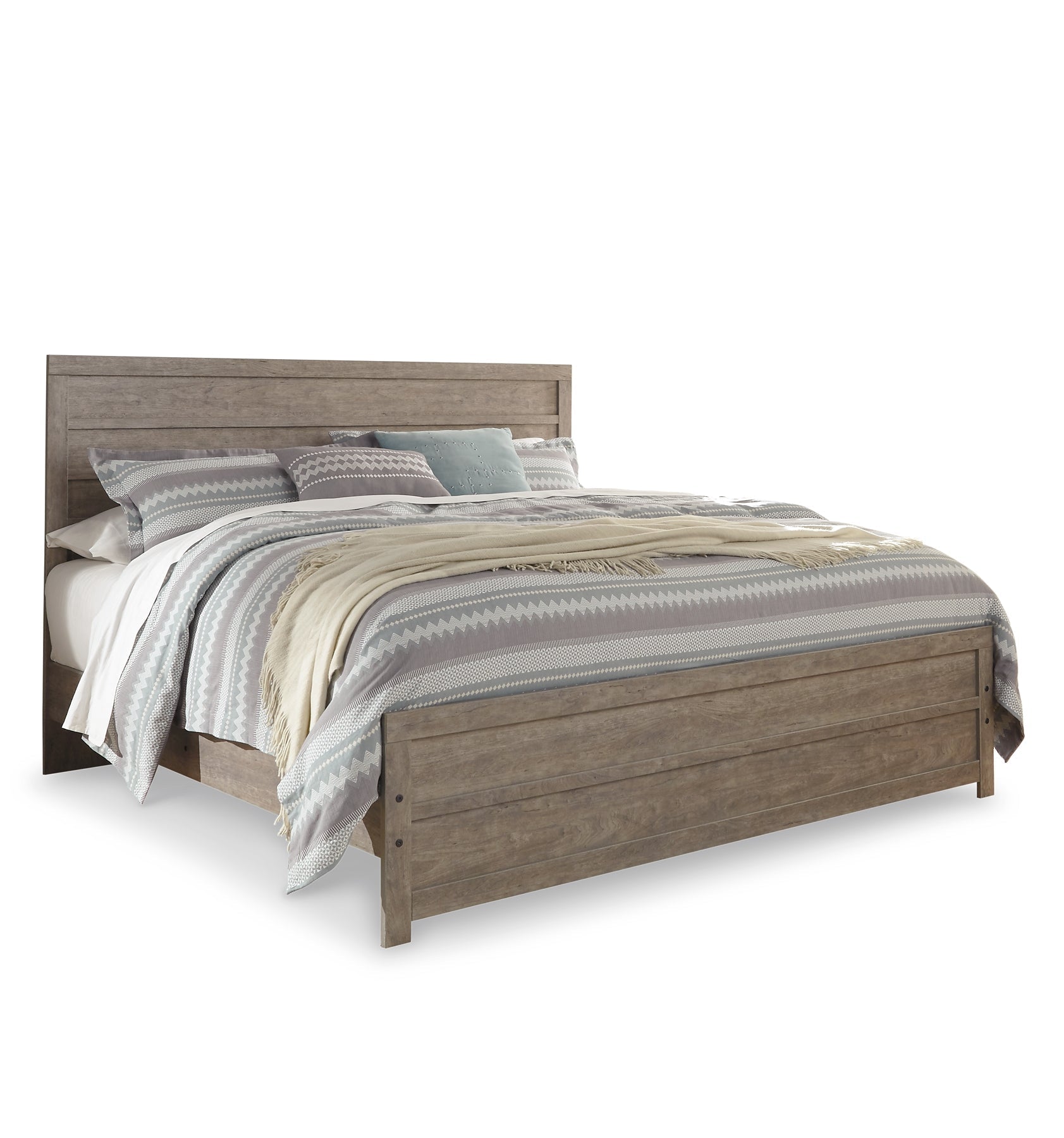 Culverbach King Panel Bed with Mirrored Dresser and Chest at Towne & Country Furniture (AL) furniture, home furniture, home decor, sofa, bedding