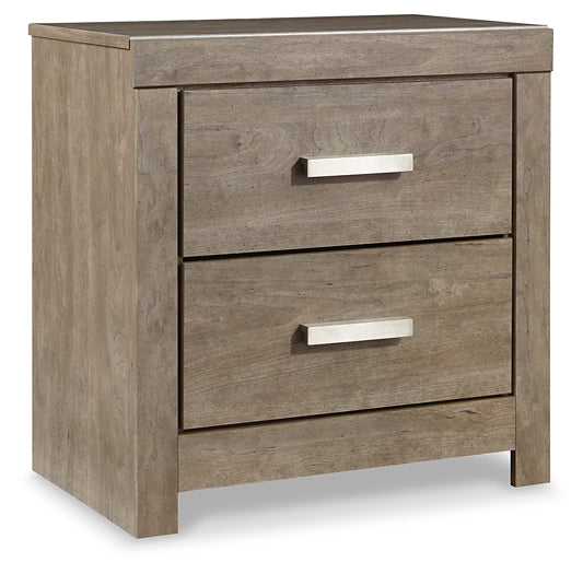 Culverbach Queen Panel Bed with Mirrored Dresser, Chest and 2 Nightstands at Towne & Country Furniture (AL) furniture, home furniture, home decor, sofa, bedding