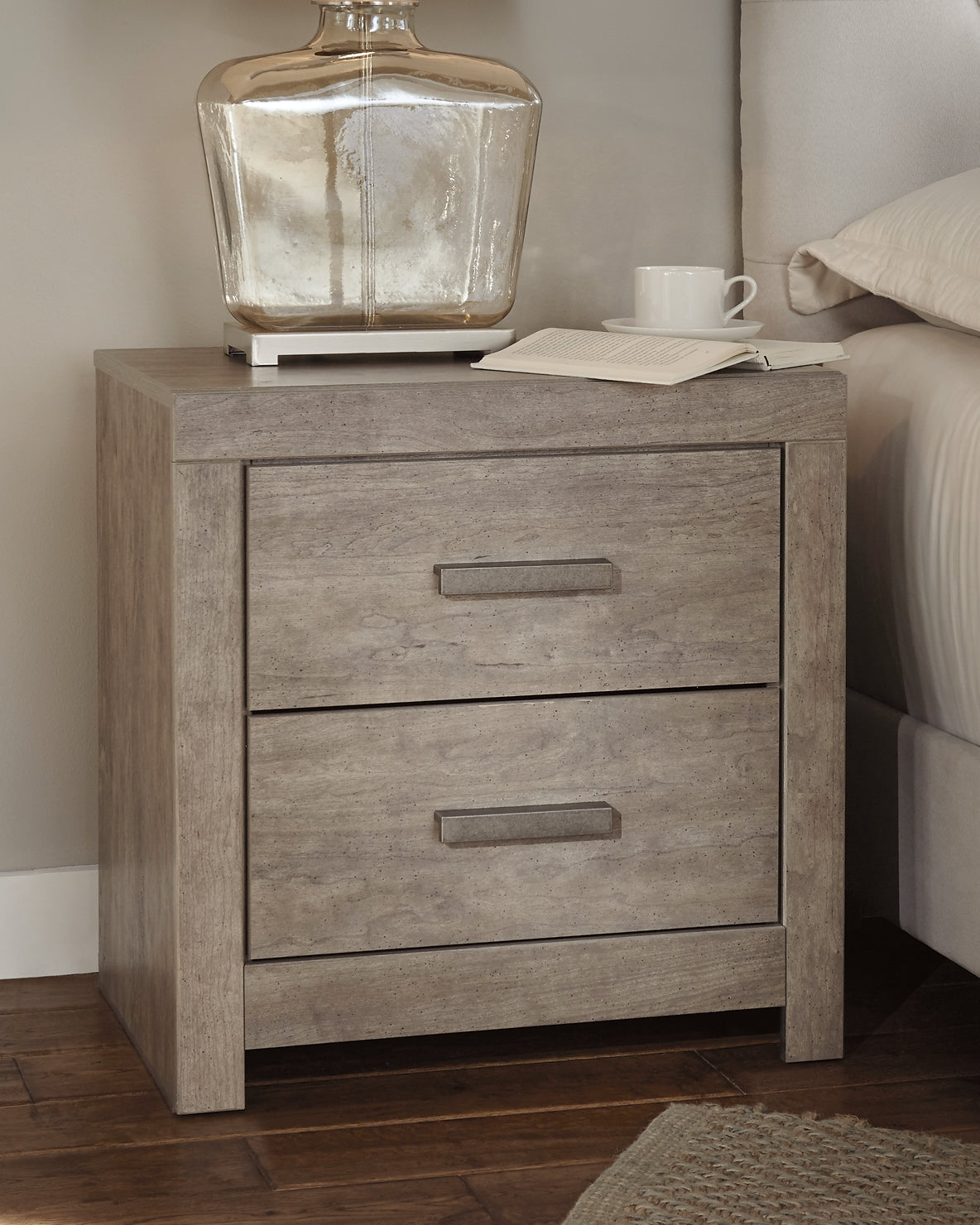 Culverbach Queen Panel Bed with Mirrored Dresser, Chest and 2 Nightstands at Towne & Country Furniture (AL) furniture, home furniture, home decor, sofa, bedding