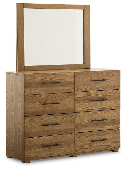 Dakmore Dresser and Mirror at Towne & Country Furniture (AL) furniture, home furniture, home decor, sofa, bedding