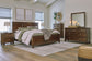 Danabrin California King Panel Bed with Mirrored Dresser, Chest and 2 Nightstands at Towne & Country Furniture (AL) furniture, home furniture, home decor, sofa, bedding