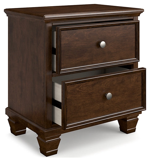 Danabrin California King Panel Bed with Mirrored Dresser and 2 Nightstands at Towne & Country Furniture (AL) furniture, home furniture, home decor, sofa, bedding