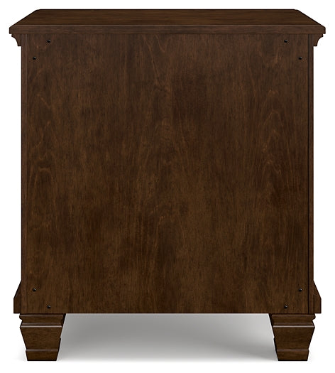 Danabrin California King Panel Bed with Mirrored Dresser and 2 Nightstands at Towne & Country Furniture (AL) furniture, home furniture, home decor, sofa, bedding