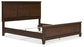 Danabrin California King Panel Bed with Mirrored Dresser and 2 Nightstands at Towne & Country Furniture (AL) furniture, home furniture, home decor, sofa, bedding