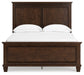 Danabrin Full Panel Bed with Mirrored Dresser, Chest and 2 Nightstands at Towne & Country Furniture (AL) furniture, home furniture, home decor, sofa, bedding