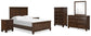 Danabrin Full Panel Bed with Mirrored Dresser, Chest and 2 Nightstands at Towne & Country Furniture (AL) furniture, home furniture, home decor, sofa, bedding