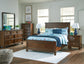 Danabrin Full Panel Bed with Mirrored Dresser, Chest and Nightstand at Towne & Country Furniture (AL) furniture, home furniture, home decor, sofa, bedding