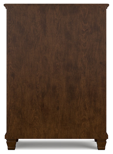 Danabrin Full Panel Bed with Mirrored Dresser, Chest and Nightstand at Towne & Country Furniture (AL) furniture, home furniture, home decor, sofa, bedding