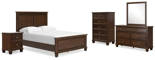 Danabrin Full Panel Bed with Mirrored Dresser, Chest and Nightstand at Towne & Country Furniture (AL) furniture, home furniture, home decor, sofa, bedding