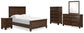 Danabrin Full Panel Bed with Mirrored Dresser, Chest and Nightstand at Towne & Country Furniture (AL) furniture, home furniture, home decor, sofa, bedding