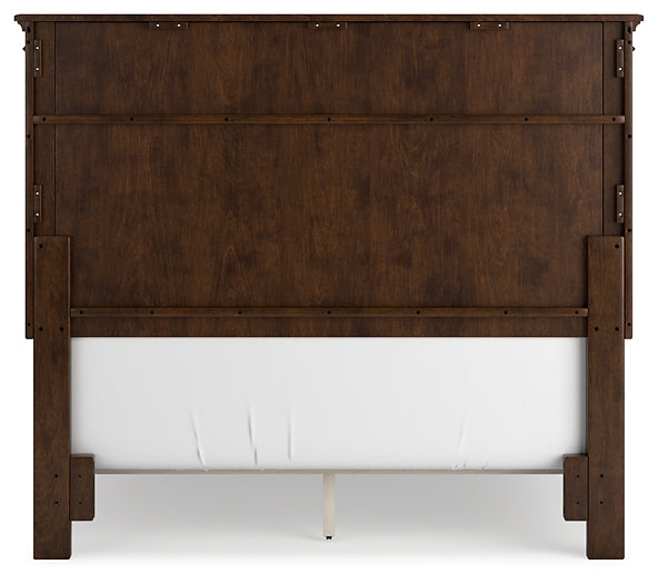 Danabrin Full Panel Bed with Mirrored Dresser and 2 Nightstands at Towne & Country Furniture (AL) furniture, home furniture, home decor, sofa, bedding