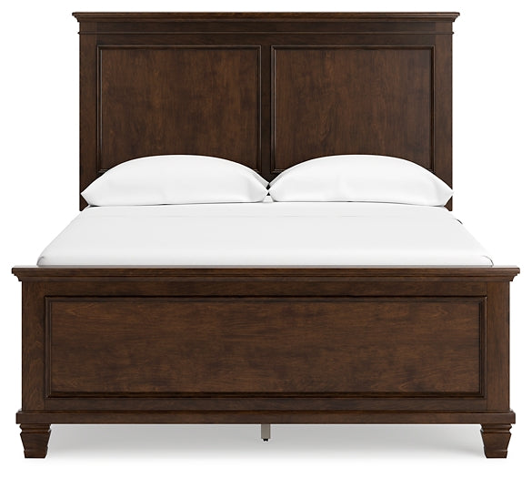 Danabrin Full Panel Bed with Mirrored Dresser and 2 Nightstands at Towne & Country Furniture (AL) furniture, home furniture, home decor, sofa, bedding