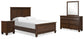 Danabrin Full Panel Bed with Mirrored Dresser and Nightstand at Towne & Country Furniture (AL) furniture, home furniture, home decor, sofa, bedding