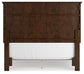 Danabrin Full Panel Bed with Mirrored Dresser at Towne & Country Furniture (AL) furniture, home furniture, home decor, sofa, bedding