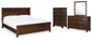 Danabrin King Panel Bed with Mirrored Dresser and Chest at Towne & Country Furniture (AL) furniture, home furniture, home decor, sofa, bedding
