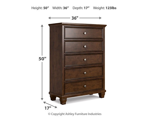 Danabrin King Panel Bed with Mirrored Dresser and Chest at Towne & Country Furniture (AL) furniture, home furniture, home decor, sofa, bedding