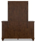 Danabrin King Panel Bed with Mirrored Dresser and Chest at Towne & Country Furniture (AL) furniture, home furniture, home decor, sofa, bedding