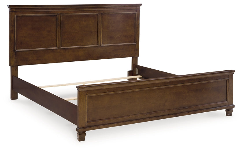 Danabrin King Panel Bed with Mirrored Dresser and Chest at Towne & Country Furniture (AL) furniture, home furniture, home decor, sofa, bedding