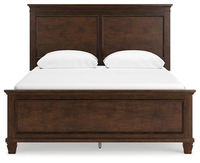 Danabrin Queen Panel Bed with Mirrored Dresser, Chest and 2 Nightstands at Towne & Country Furniture (AL) furniture, home furniture, home decor, sofa, bedding