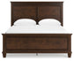 Danabrin Queen Panel Bed with Mirrored Dresser and 2 Nightstands at Towne & Country Furniture (AL) furniture, home furniture, home decor, sofa, bedding