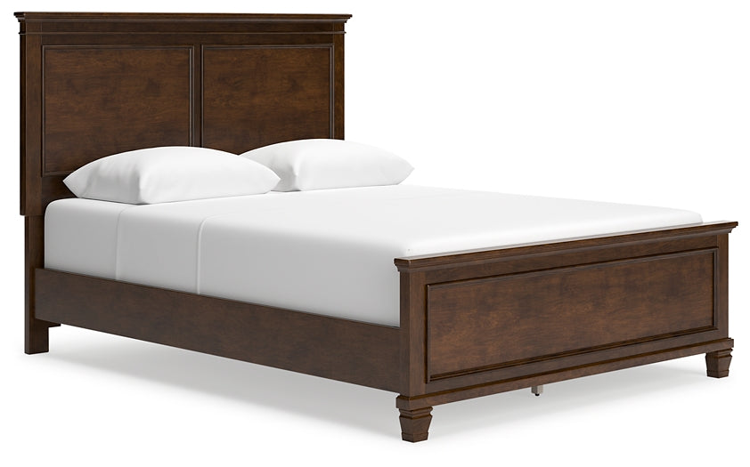 Danabrin Queen Panel Bed with Mirrored Dresser and 2 Nightstands at Towne & Country Furniture (AL) furniture, home furniture, home decor, sofa, bedding