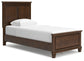 Danabrin Twin Panel Bed with Mirrored Dresser and 2 Nightstands at Towne & Country Furniture (AL) furniture, home furniture, home decor, sofa, bedding