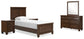 Danabrin Twin Panel Bed with Mirrored Dresser and 2 Nightstands at Towne & Country Furniture (AL) furniture, home furniture, home decor, sofa, bedding