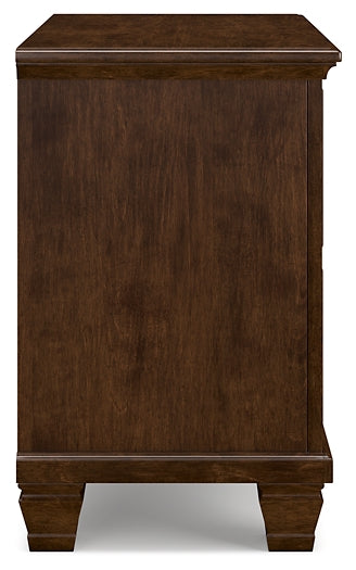 Danabrin Twin Panel Bed with Mirrored Dresser and Nightstand at Towne & Country Furniture (AL) furniture, home furniture, home decor, sofa, bedding