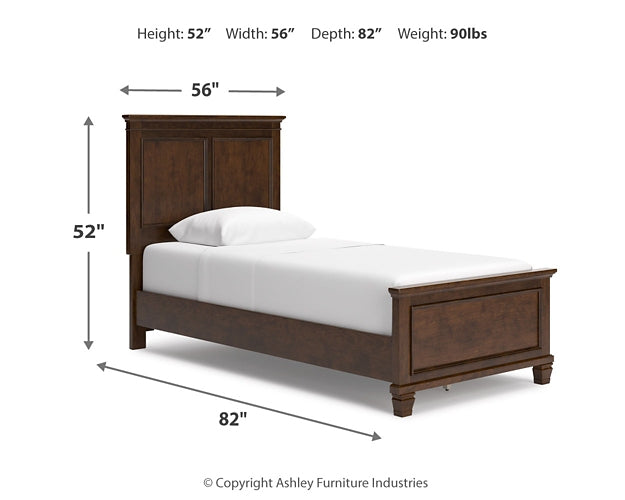 Danabrin Twin Panel Bed with Mirrored Dresser at Towne & Country Furniture (AL) furniture, home furniture, home decor, sofa, bedding