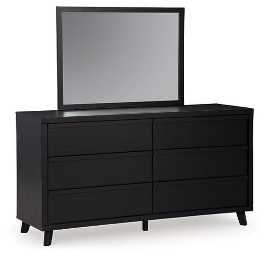 Danziar Dresser and Mirror at Towne & Country Furniture (AL) furniture, home furniture, home decor, sofa, bedding