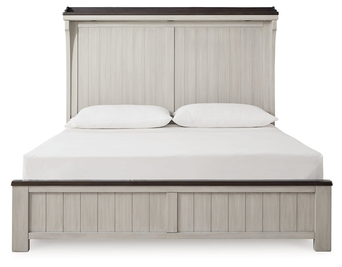 Darborn California King Panel Bed with Dresser at Towne & Country Furniture (AL) furniture, home furniture, home decor, sofa, bedding