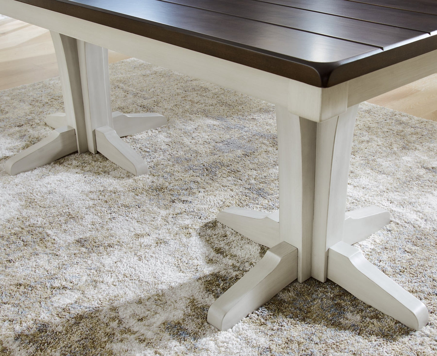 Darborn Dining Table and 4 Chairs and Bench at Towne & Country Furniture (AL) furniture, home furniture, home decor, sofa, bedding
