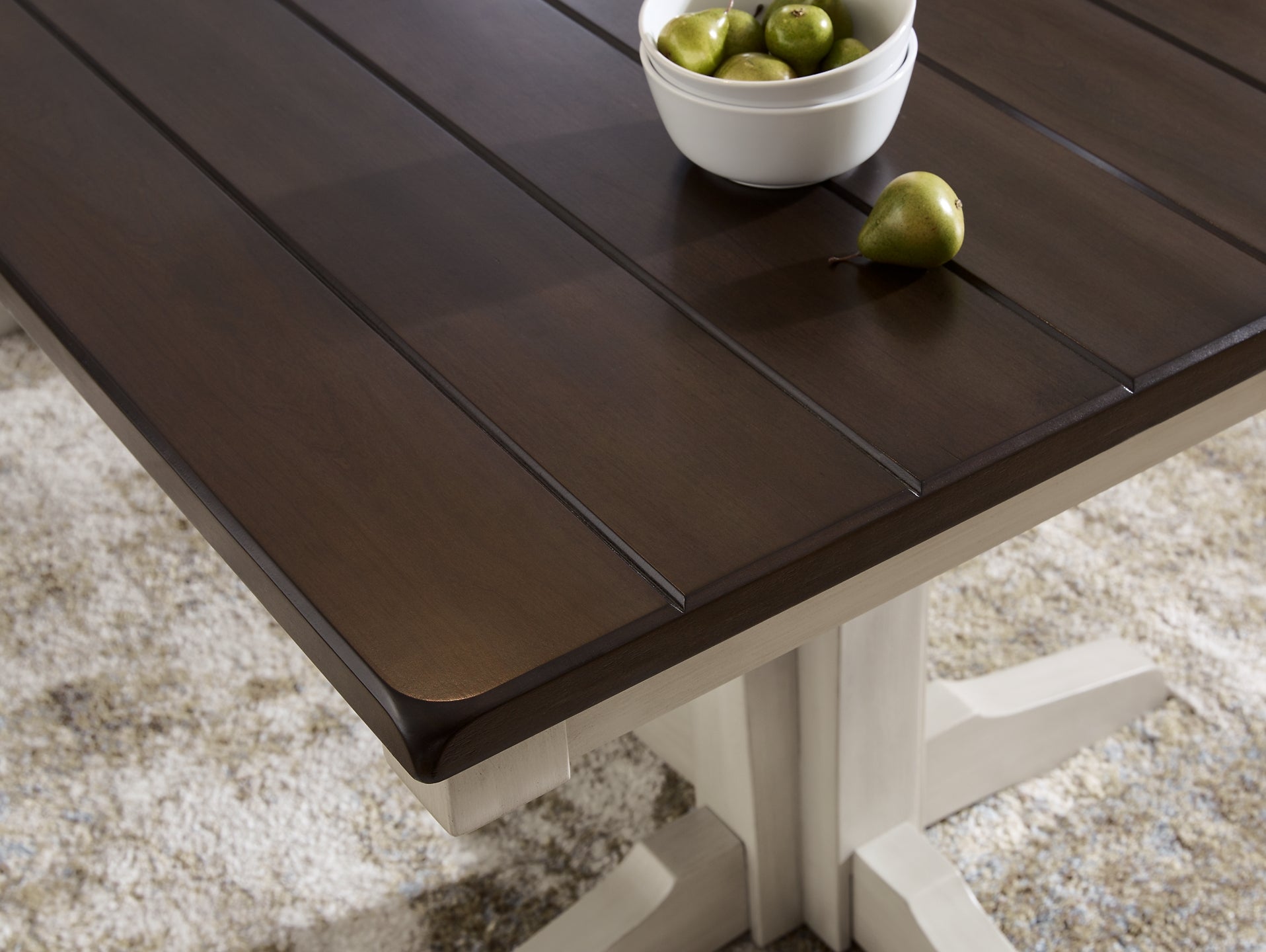 Darborn Dining Table and 4 Chairs and Bench at Towne & Country Furniture (AL) furniture, home furniture, home decor, sofa, bedding