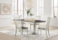 Darborn Dining Table and 4 Chairs at Towne & Country Furniture (AL) furniture, home furniture, home decor, sofa, bedding