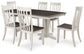Darborn Dining Table and 6 Chairs at Towne & Country Furniture (AL) furniture, home furniture, home decor, sofa, bedding