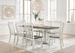 Darborn Dining Table and 8 Chairs at Towne & Country Furniture (AL) furniture, home furniture, home decor, sofa, bedding
