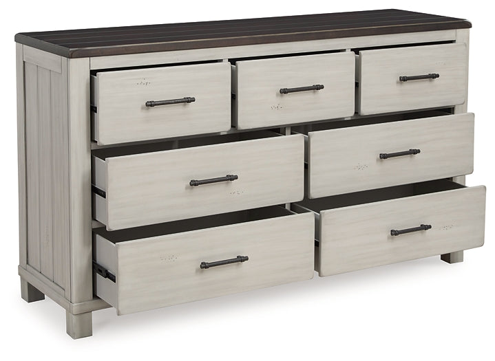 Darborn King Panel Bed with Dresser at Towne & Country Furniture (AL) furniture, home furniture, home decor, sofa, bedding