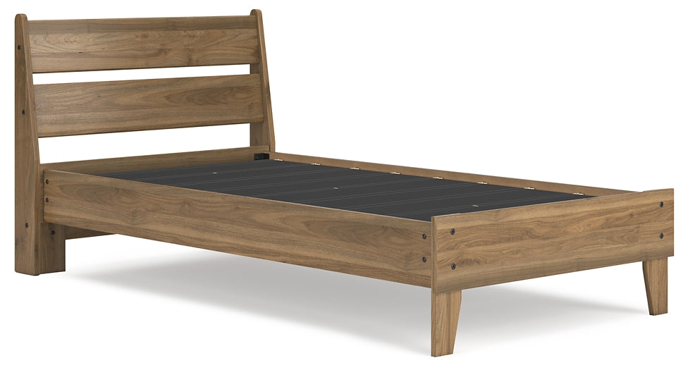 Deanlow  Platform Panel Bed at Towne & Country Furniture (AL) furniture, home furniture, home decor, sofa, bedding
