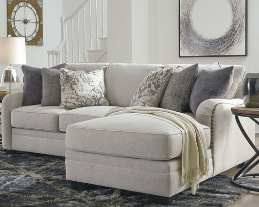 Dellara 2-Piece Sectional with Chaise at Towne & Country Furniture (AL) furniture, home furniture, home decor, sofa, bedding