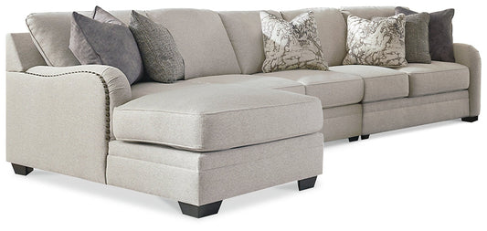 Dellara 3-Piece Sectional with Chaise at Towne & Country Furniture (AL) furniture, home furniture, home decor, sofa, bedding