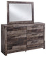 Derekson Dresser and Mirror at Towne & Country Furniture (AL) furniture, home furniture, home decor, sofa, bedding